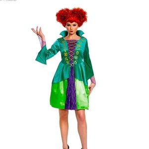 Disney Hocus Pocus Winifred Sanderson Costume NWT